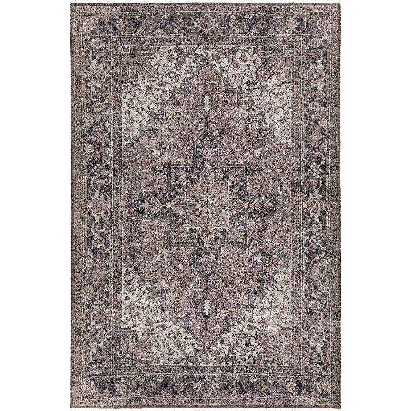 Addison Kensington Red Persian Non-skid Accent Rug, Brown, 8.5X13 Ft