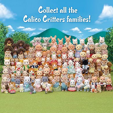 Calico Critters Persian Cat Family Set of 4 Collectible Doll Figures