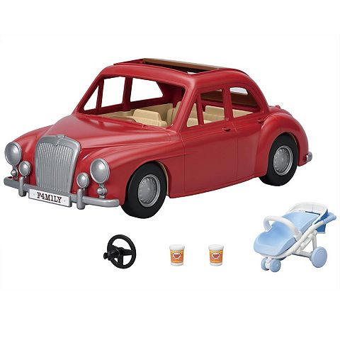 Calico Critters Family Cruising Car Toy Vehicle for Dolls with Baby Stroller Included