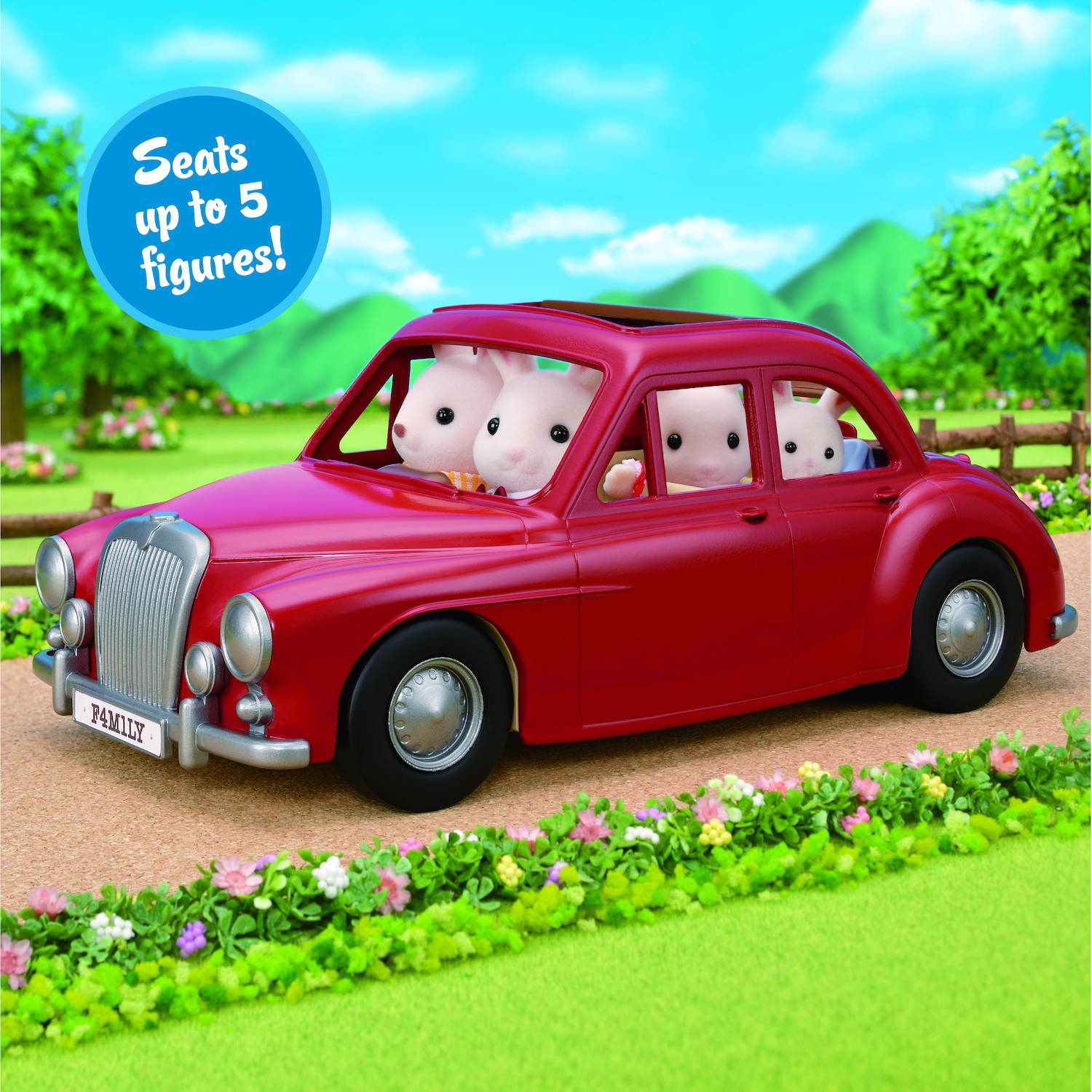 Игрушечный семейный автомобиль Calico Critters Cruising с детской коляской — фото 3