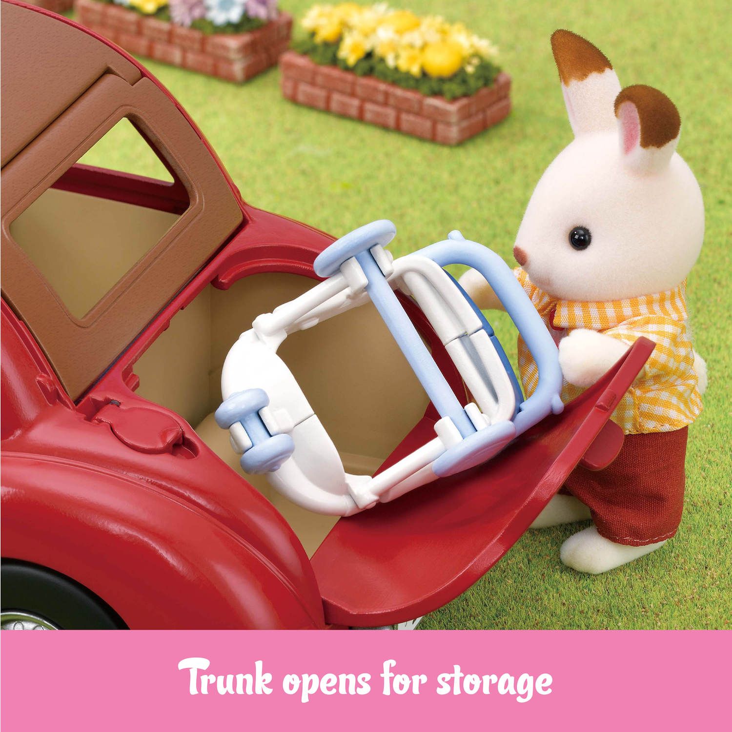 Игрушечный семейный автомобиль Calico Critters Cruising с детской коляской — фото 7