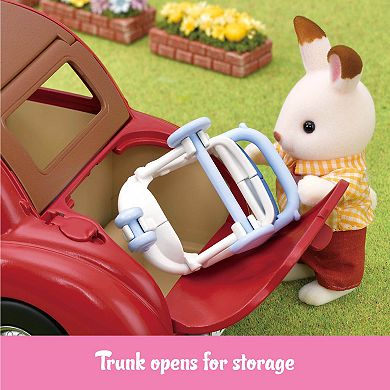 Calico Critters Family Cruising Car Toy Vehicle for Dolls with Baby Stroller Included