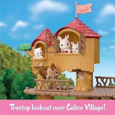 Calico Critters Adventure Treehouse Gift Set Dollhouse Playset with Figure and Accessories