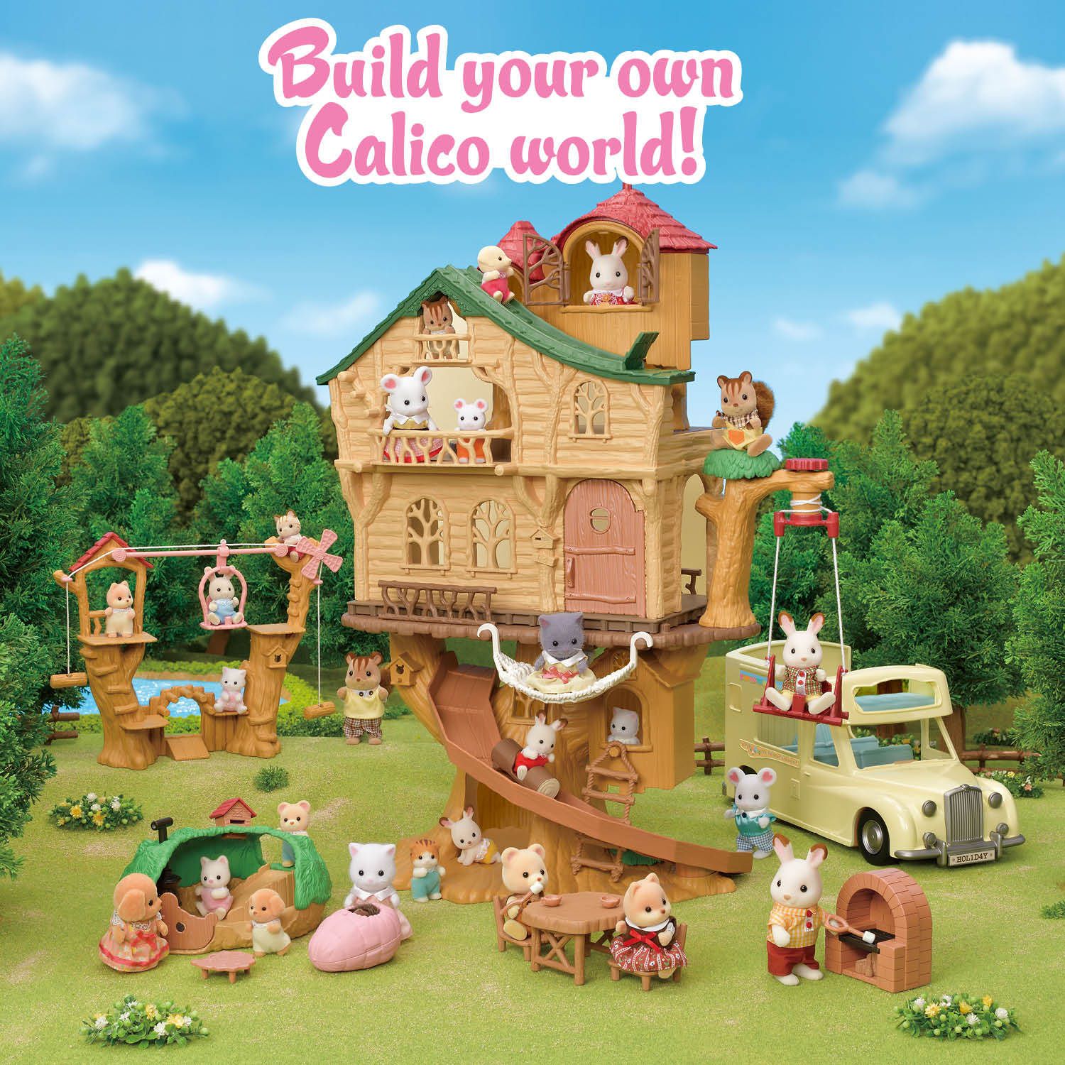 Calico Critters Adventure Treehouse Gift Set Dollhouse Playset With   5540513 ALT9