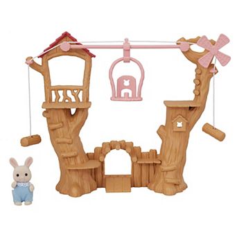 Calico Critters Baby Ropeway Park Dollhouse Playset with Figure