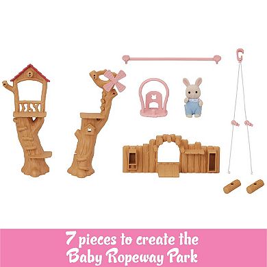 Calico Critters Baby Ropeway Park Dollhouse Playset with Figure
