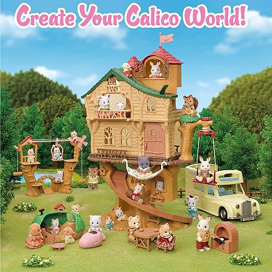 Calico Critters Baby Ropeway Park Dollhouse Playset with Figure