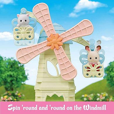 Calico Critters Baby Windmill Park Dollhouse Playset with Figure