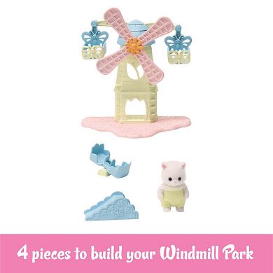 Calico Critters Baby Windmill Park Dollhouse Playset with Figure