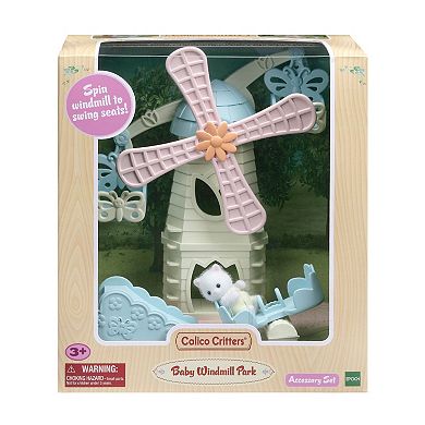 Calico Critters Baby Windmill Park Dollhouse Playset with Figure