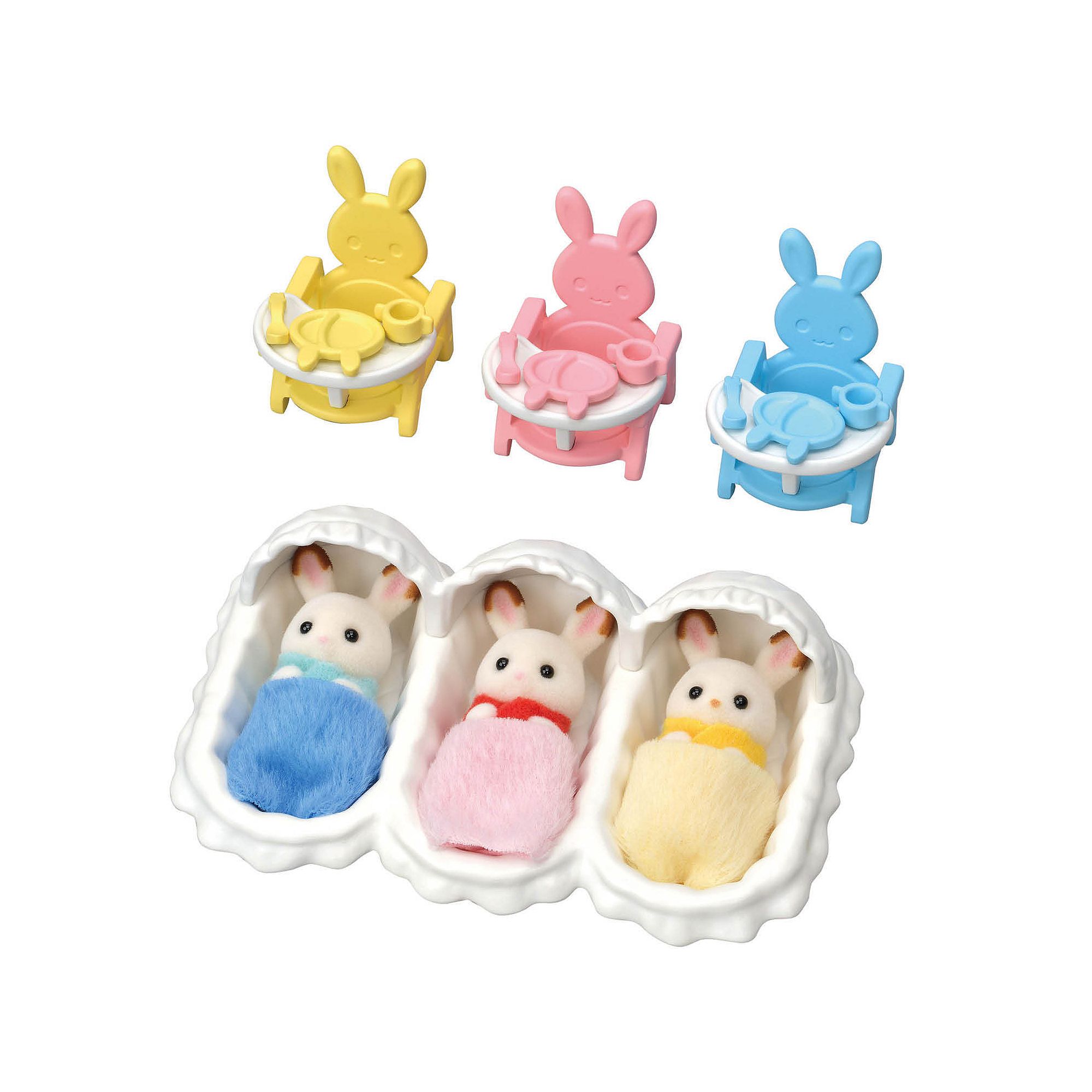 Calico Critters Triplets Care Dollhouse Playset, Multi
