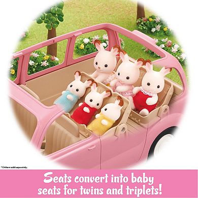 Calico Critters Family Picnic Van Toy Vehicle for Dolls with Picnic Accessories