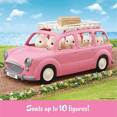 Calico Critters Family Picnic Van Toy Vehicle for Dolls with Picnic ...