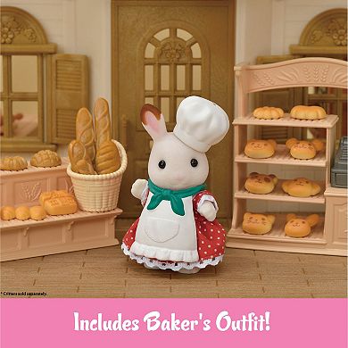 Calico Critters Bakery Shop Starter Set Dollhouse Playset with Furniture and Accessories