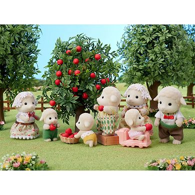 Calico Critter Sheep Family Set of 4 Collectible Doll Figures