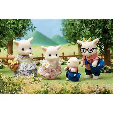 Calico Critters Goat Family Set of 4 Collectible Doll Figures