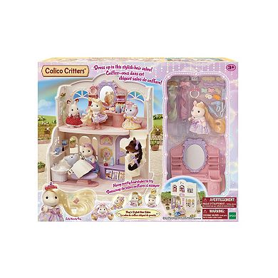 Calico Critters Pony's Stylish Hair Salon Dollhouse Playset with Figure and Accessories