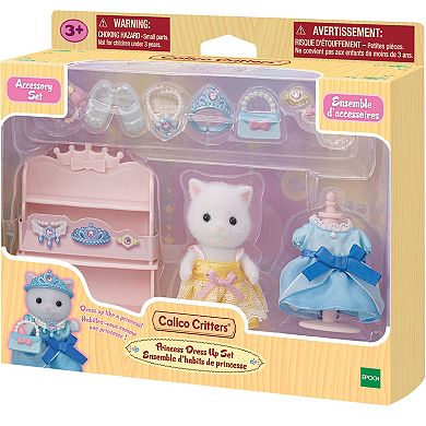 Calico Critters Princess Dress Up Set Dollhouse Playset with Figure and Accessories