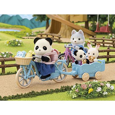 Calico Critters Pookie Panda Girl's Cycle & Skate Dollhouse Playset with Figure and Accessories