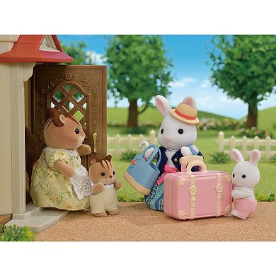 Calico Critters Snow Rabbit Mother's Weekend Travel Dollhouse Playset ...
