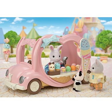 Calico Critters Ice Cream Van Toy Vehicle for Dolls