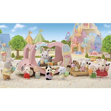 Calico Critters Ice Cream Van Toy Vehicle for Dolls