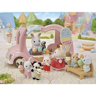 Calico Critters Ice Cream Van Toy Vehicle for Dolls
