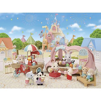 Calico Critters Ice Cream Van Toy Vehicle for Dolls