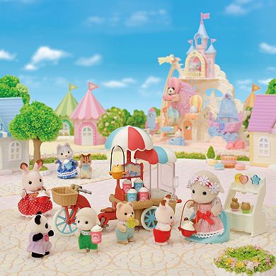 Calico Critters Popcorn Trike Dollhouse Playset with Figure and Accessories