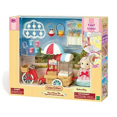 Calico Critters Popcorn Trike Dollhouse Playset with Figure and Accessories