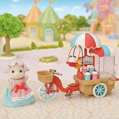 Calico Critters Popcorn Trike Dollhouse Playset with Figure and Accessories