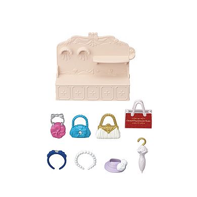 Calico Critters Town Series Fashion Showcase Dollhouse Playset with Fashion Accessories