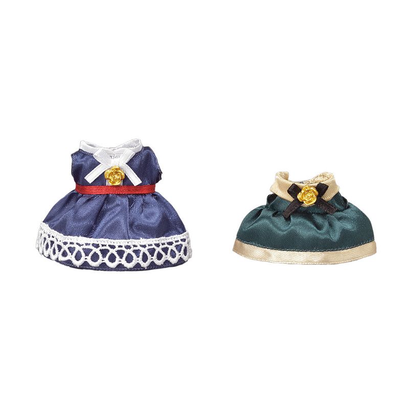 Calico Critters Town Series Dress Up Blue and Green Doll Fashion Set, Multi