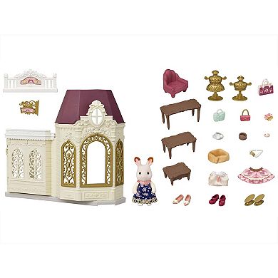 Calico Critters Fashion Boutique, Dollhouse Playset with Figure & Fashion Accessories