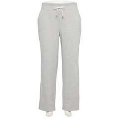 Tek Gear Women's Mid Rise Fleece Lined Straight Leg Pants 