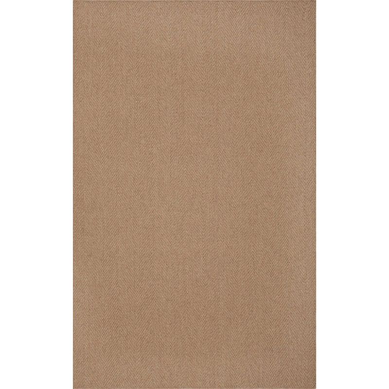 Addison Jaxon Farmhouse Buff Accent Rug, Beig/Green, 2X8 Ft