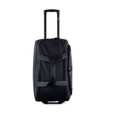 IZOD Carol Softside Rolling Telescopic Handle Duffel Bag