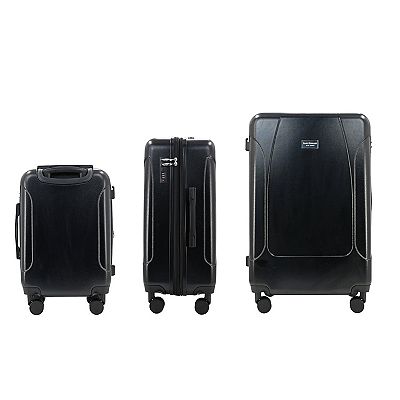 Isaac Mizrahi 3-Piece Lightweight Expandable Hard Shell Spinner
