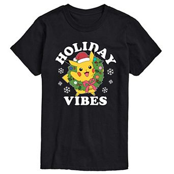 Men's Pokemon Holiday Vibes Tee