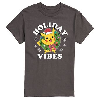 Men's Pokemon Holiday Vibes Tee