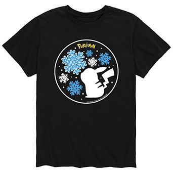 Men's Pokemon Snowflake Pikachu Tee