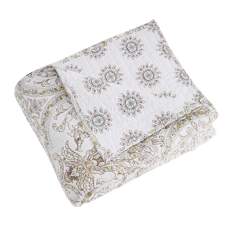 65875532 Levtex Home Cosima Quilted Throw, White sku 65875532