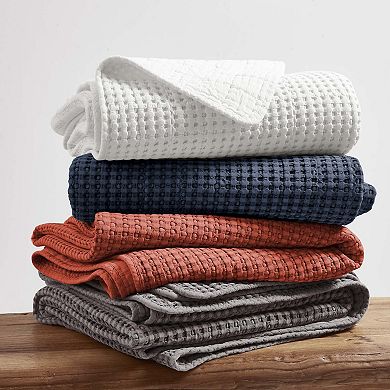 Levtex Home Mills Waffle Adobe Quilted Throw