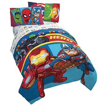 Super Hero Adventures Double Team Bed Set