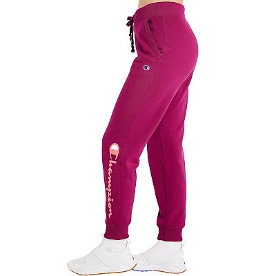 Hot pink champion sweatpants best sale