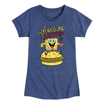 Girls 7-16 SpongeBob SquarePants Awesome Sauce Graphic Tee