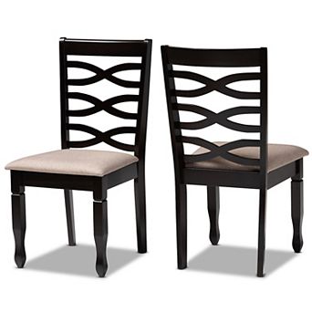 Baxton Studio Lanier Dining Chair 2 pc Set