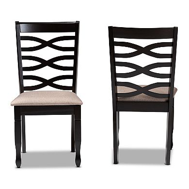 Baxton Studio Lanier Dining Chair 2-piece Set