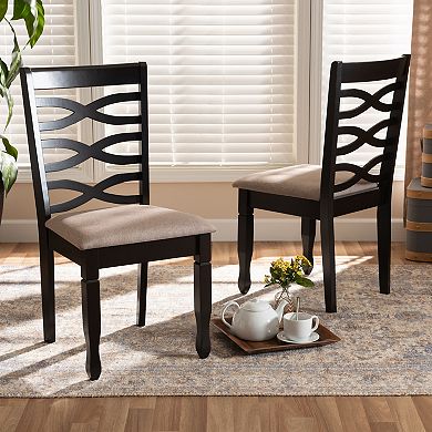 Baxton Studio Lanier Dining Chair 2-piece Set