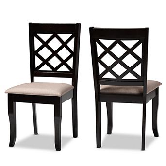 Baxton Studio Verner Dining Chair 2 pc Set